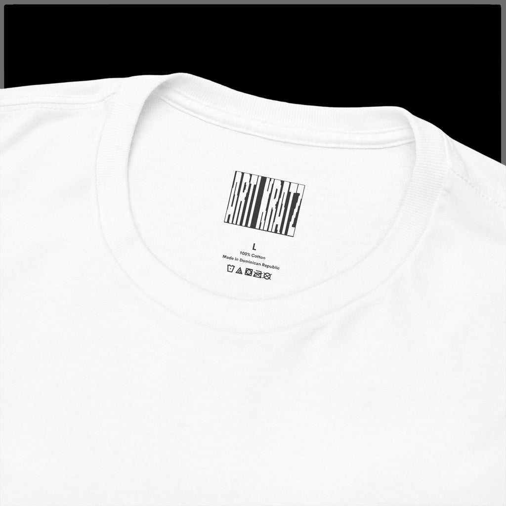 Monochrome Portrait Tee — Black & White Graphic Photo T-Shirt