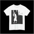 Vintage Street Dancer T‑Shirt — Black & White Skate/Punk Graphic Tee