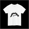 Diver Silhouette Tee — Artistic Back-Print Swim Diver T-Shirt