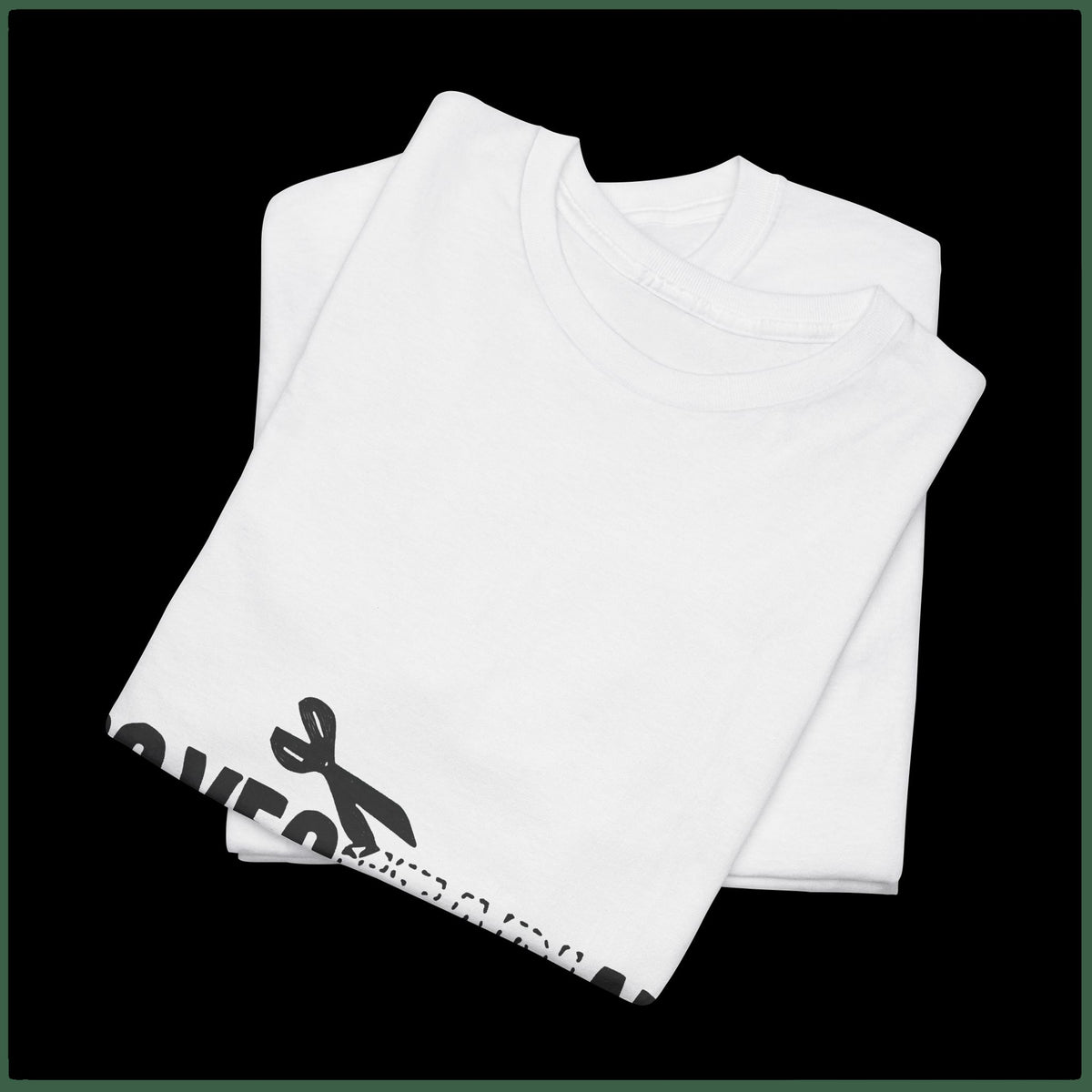 Vegetarian T‑Shirt "Go Vegetarian — Cut Out the Crap" — Eco Vegan Tee