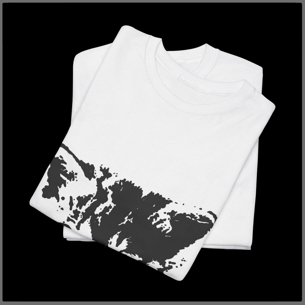 Cat Face Tee — Minimalist Retro Kitten Graphic T‑Shirt