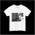 Monochrome Portrait Tee — Black & White Graphic Photo T-Shirt