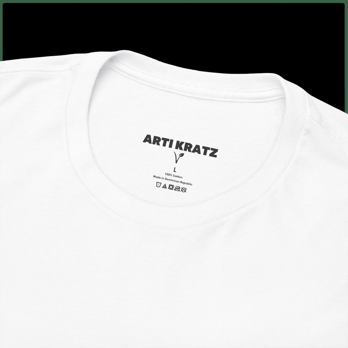 Vegetarian T‑Shirt "Go Vegetarian — Cut Out the Crap" — Eco Vegan Tee